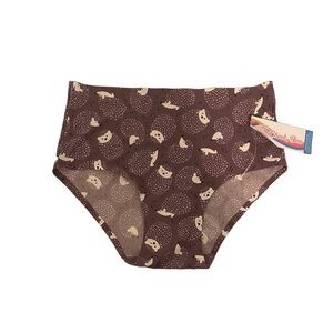 Cheek Boss Hedgehog Print Women’s Panties Size Small